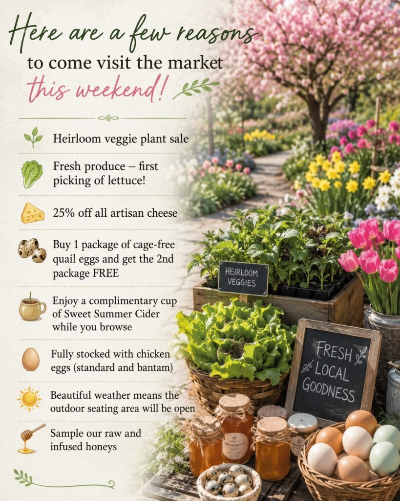 Reasons to visit the Farm Market